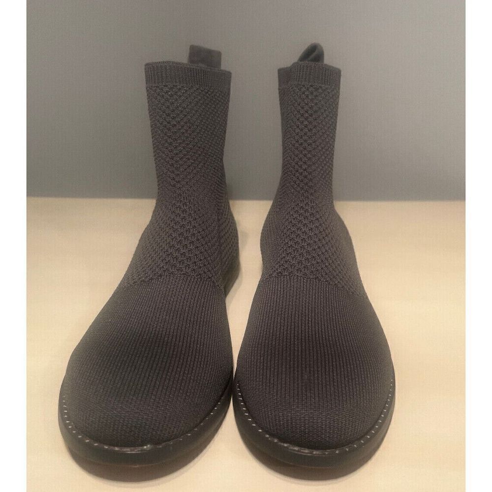EILEEN FISHER Women Jude Stretch Knit‎ Bootie in Graphite Gray.  Size 6 $235 - Picture 3 of 6